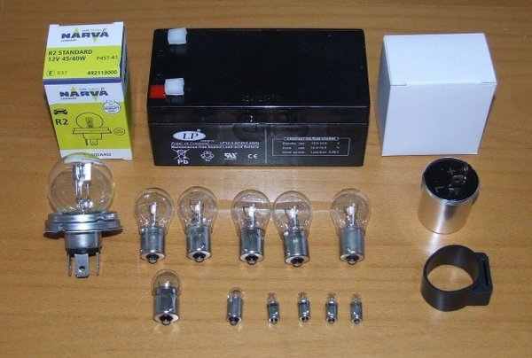 MZ TS 250 Vape/Powerdynamo Lichtmaschine + Zündung inkl. Akku, Glühlampen, Blinkgeber