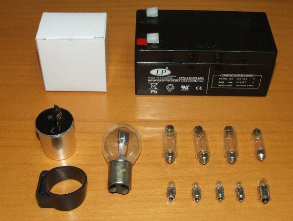 MZ ES 175/1 Vape / Powerdynamo Zündung + Lichtmaschine inkl. Akku, Glühlampen, Blinkgeber